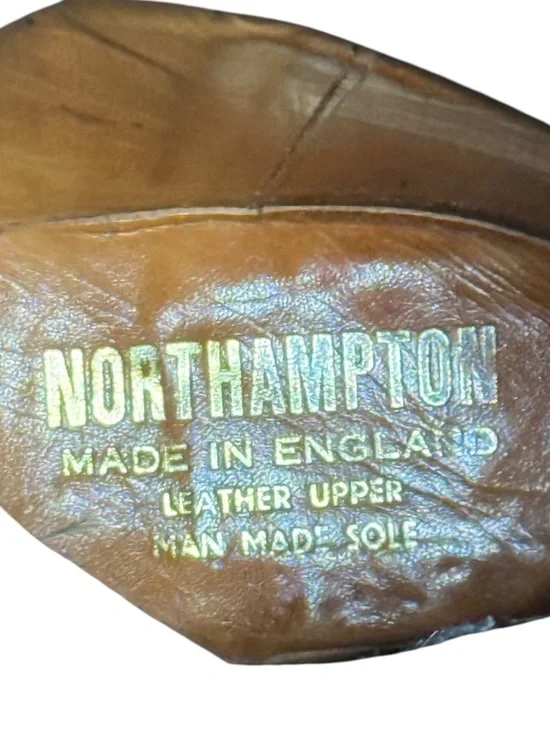 Northampton Made In England Tall Leather Riding Boots Size 5.5 Black Equestrian - Picture 5 of 10